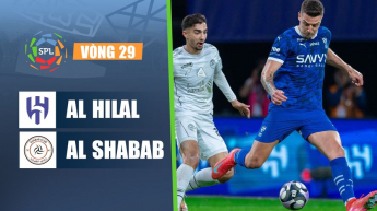Al Hilal vs Al Shabab Saudi Pro League - Vòng 29