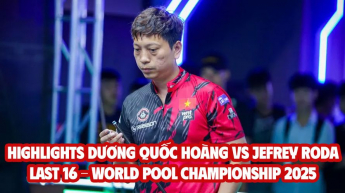 Highlights Dương Quốc Hoàng vs Jefrey Roda - Last 16 - World Pool Championship 2025