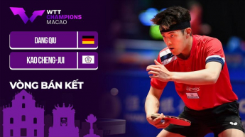 Kao Cheng Jui vs Dang Qiu - Bán kết WTT Champions Macao 2024