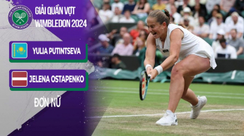 Yulia Putintseva vs Jelena Ostapenko đơn Nữ - Ngày 8 - The Championships, Wimbledon 2024