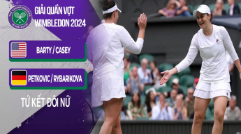 Petkovic - Rybarikova vs Barty - Casey đôi Nữ - Tứ kết - The Championships, Wimbledon 2024