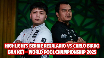 Highlights Bernie Regalario vs Carlo Biado - Bán kết - World Pool Championship 2025
